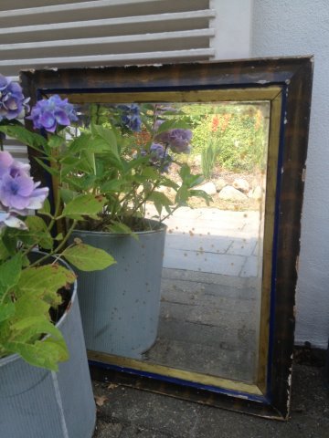 Vintage spejl, 59x73,5 cm