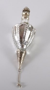 Jule ornamentsølv og metal m/vedhæng L 20 cm