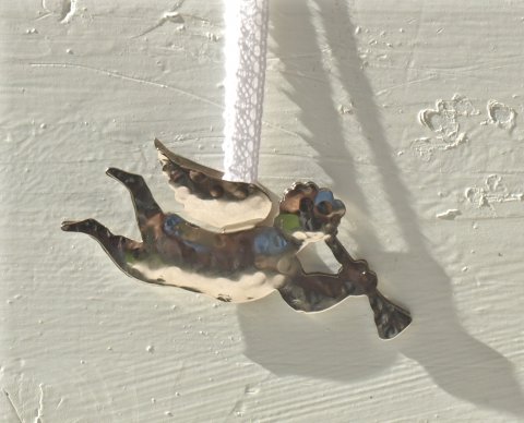 Engel i metal, Angel in metal, Engel Eisen, 10x4,5 cm