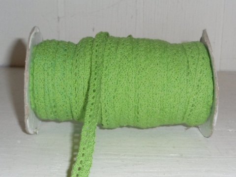 Spitzenband, Apfelgrün, 8mmx45m