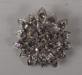 Broche, klar  4,2 cm