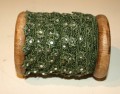 Spitzenband, olivgrn, Holzrolle, 10mmx10m