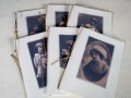 Karte, Dobbel, 6 ass. Schwarz/Weiss Fotos