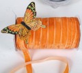 Samtband, Orange, 15mm