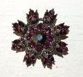 Broche, lilla sten
