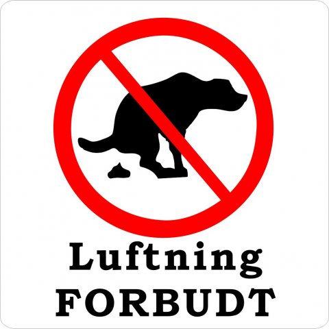 Luftning forbudt
