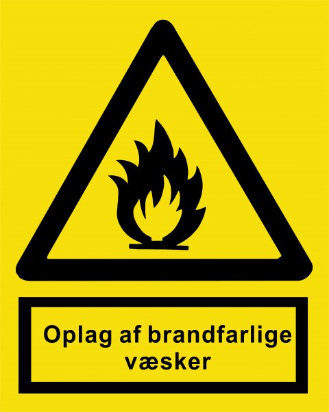 Oplag af brandfarlige vsker 148 x 210 mm