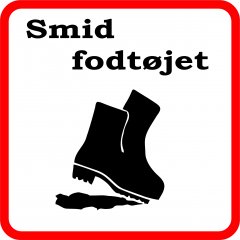 Smid fodtjet, 120 x 120 mm