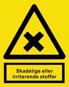 Skadelige eller irriterende stoffer 148 x 210 mm