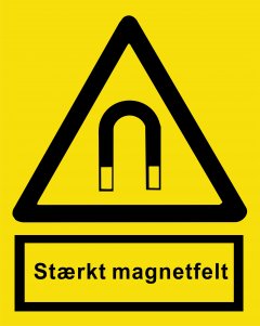 Strkt magnetfelt 148 x 210 mm
