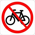 Cykler forbudt