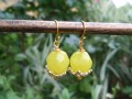 Facetterede lemon jade