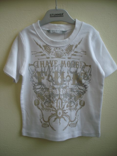 Kids Up t-shirt med slvtryk str. 92