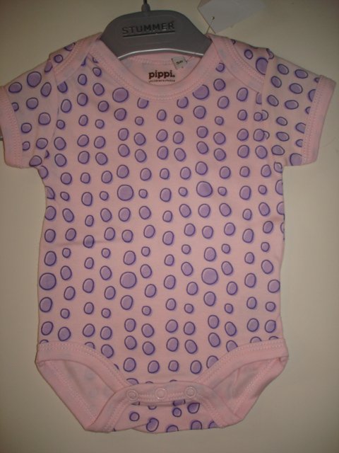 Pippi body med lilla bomber