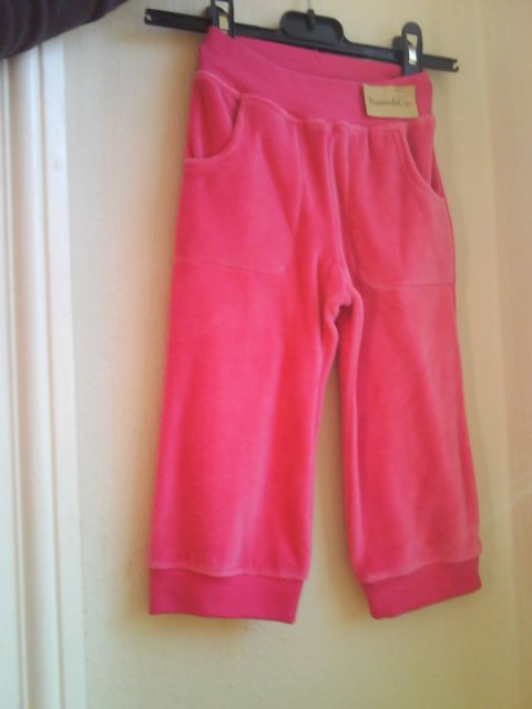 Basse&Co. Velourbukser med ribkanter str. 86