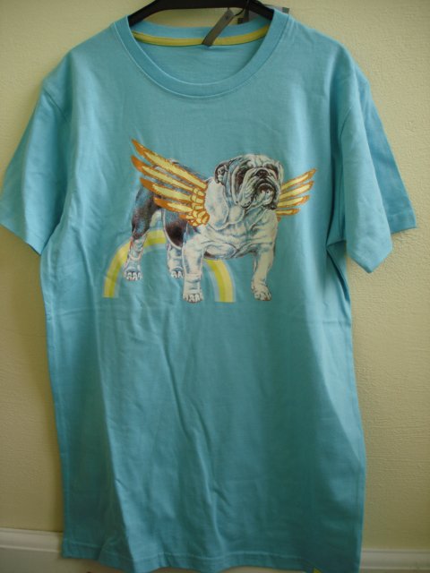 Freeze t-shirt med bulldog