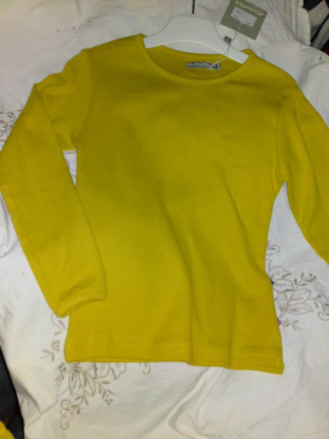 Minymo t-shirt med hulmnster L/S str. 116