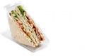 Trekant sandwich med roastbeef