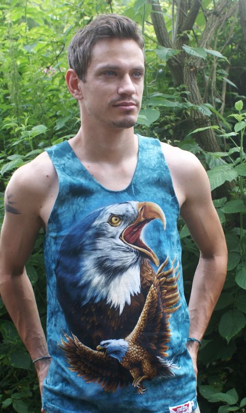 Gr�n tank top med �rn