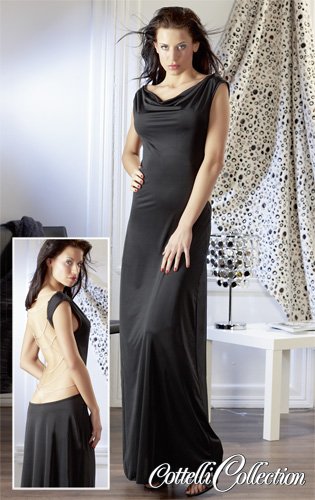 Dress with chains black
