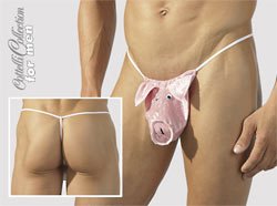 Men's string Pink Pig S-L