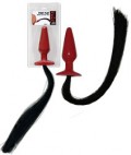 Superfrk rd ponyhale-pisk og buttplug-i-een