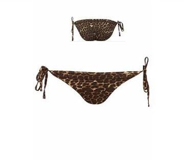 Leopard bikini underdel