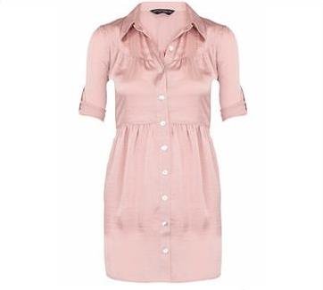 Rose satin shirt