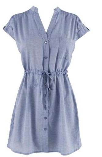 Lys bl waist shirt
