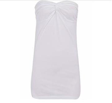 White twist boobtube