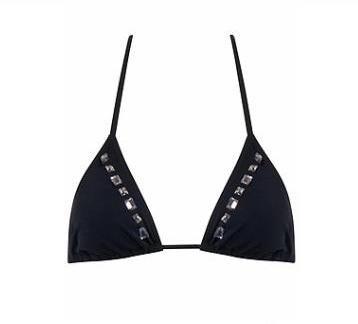 Sort embellished bikini top