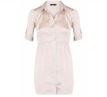 White satin shirt