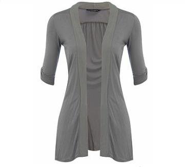 Jersey cardigan