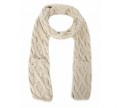 Creme pocket scarf