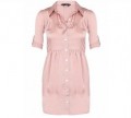 Rose satin shirt