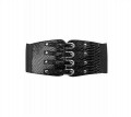 Sort 4-strap korset blte