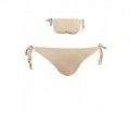 Guld tie side bikini underdel