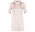 White satin shirt
