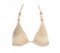 Guld triangle bikini top
