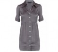Silver satin shirt