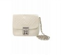 Creme taplock crossbody taske