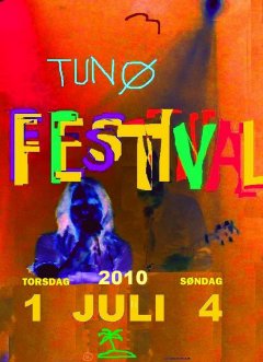 Tunø Festival plakat 2010 af Ole Gjermandsen