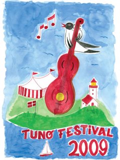 Tunø Festival plakat 2009 af Werner Pedersen