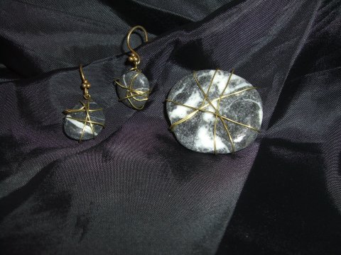 Sæt. m. Halskæde & Ring.