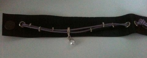 Rå læderarmbånd