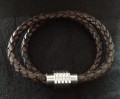 Dobbelt læderarmbånd