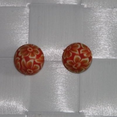Fimo rerige rund orange