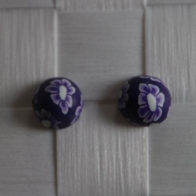 Fimo rerige rund lilla