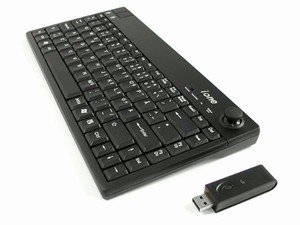 Ione Scorpius Media Center Keyboard - Black (Dansk) (RF) mere info