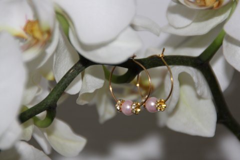 Lyserød perlemor kr. 35,-